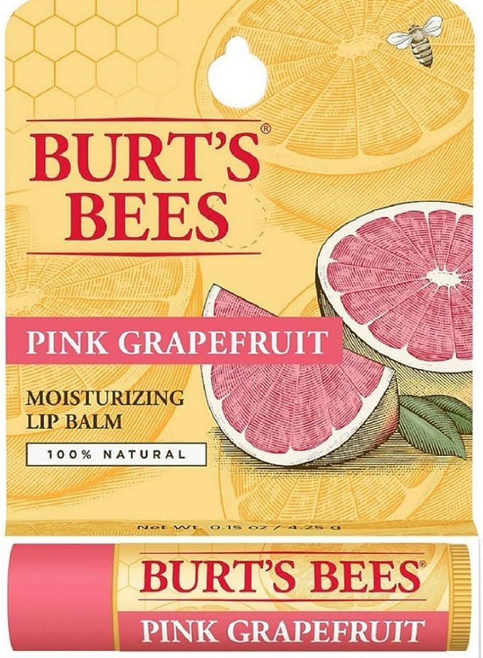 Burt's Bees Lip Balm with Pink Grapefruit - 0.15 oz | Amazon (US)