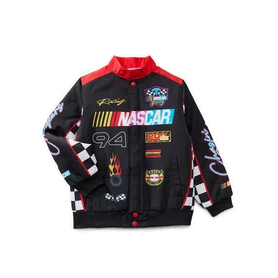 Nascar Boy's Bomber Jacket, Sizes 4-12 | Walmart (US)