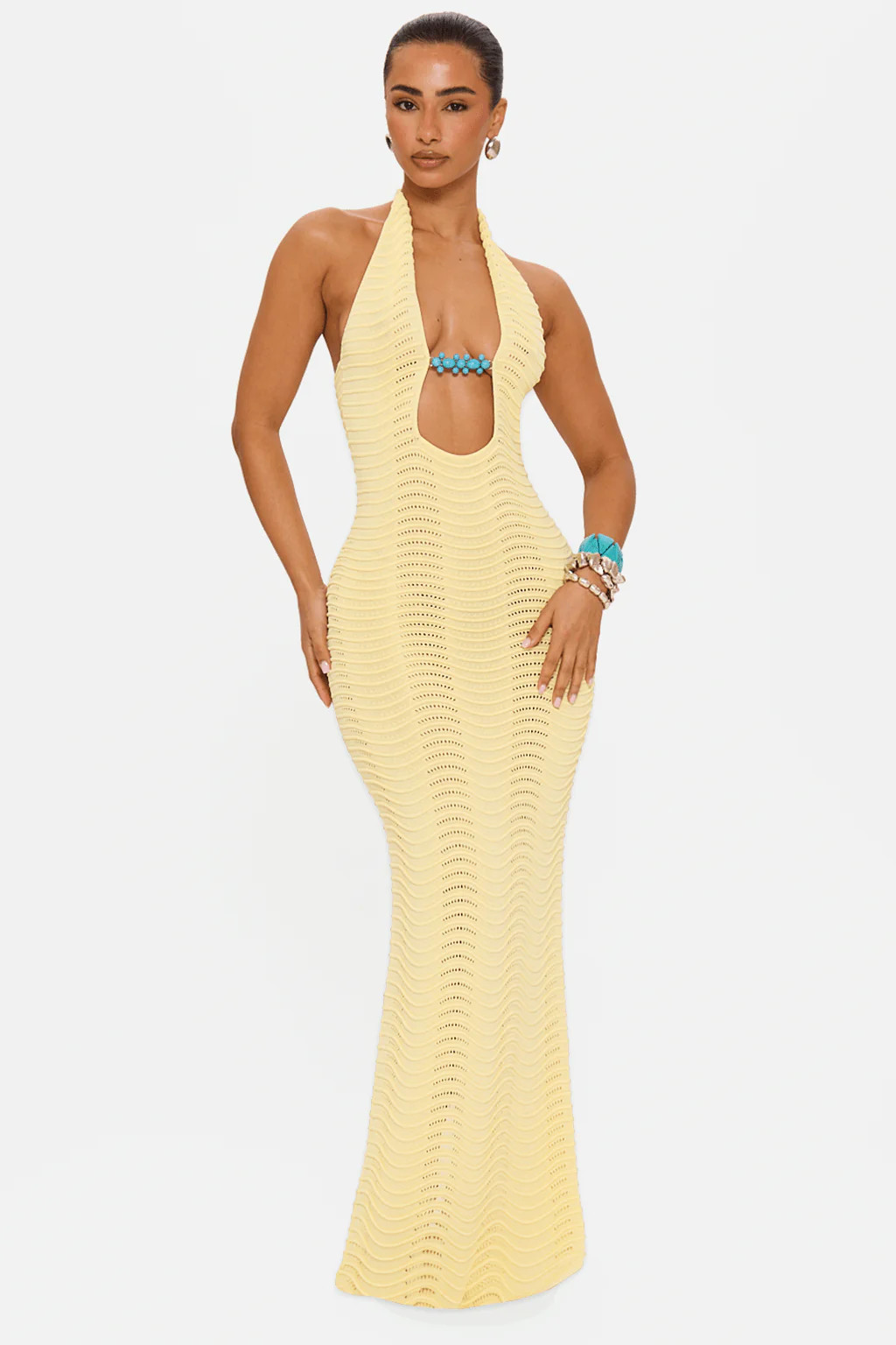 AZURA YELLOW MAXI DRESS | Murci