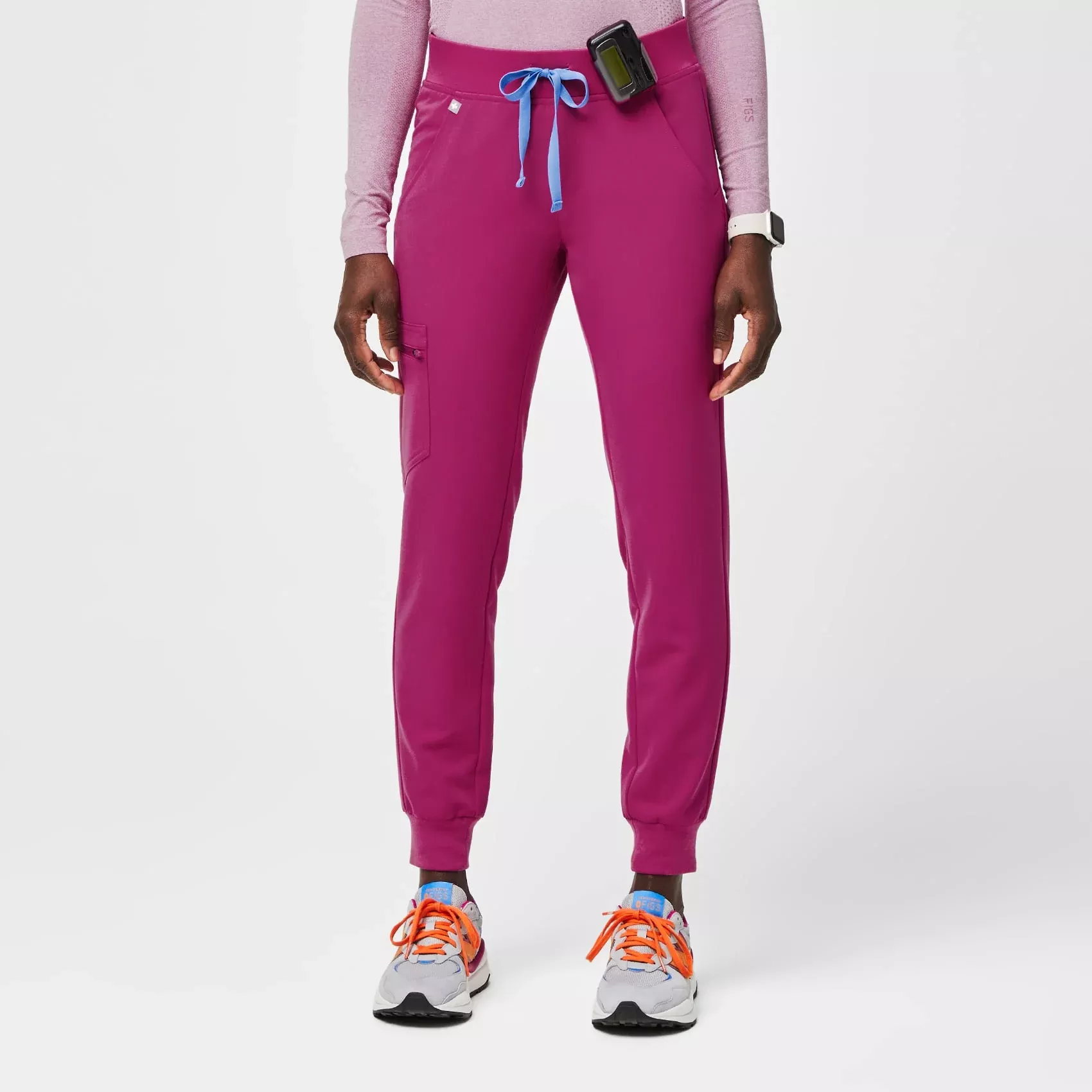 Women's Zamora™ Jogger Scrub Pants - Neon Red · FIGS