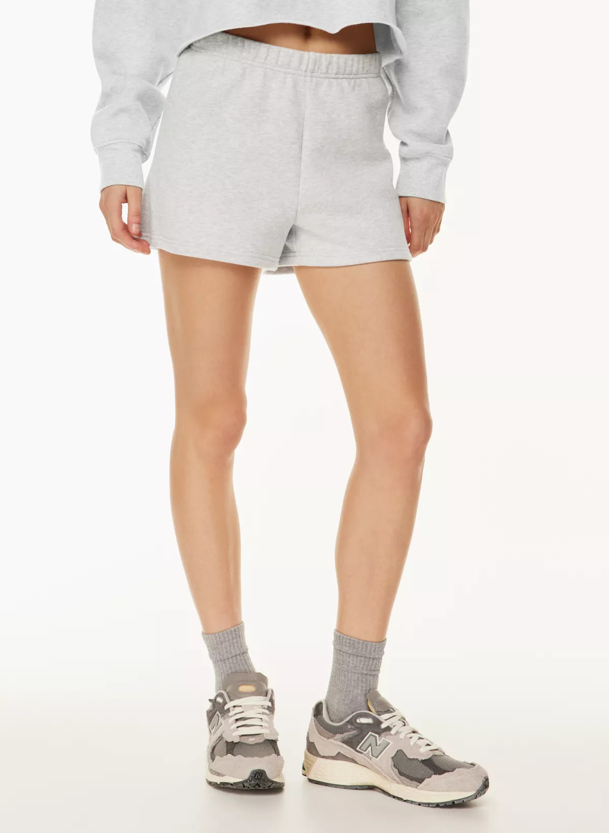 COZY FLEECE PERFECT HI-RISE MINI SHORT | Aritzia