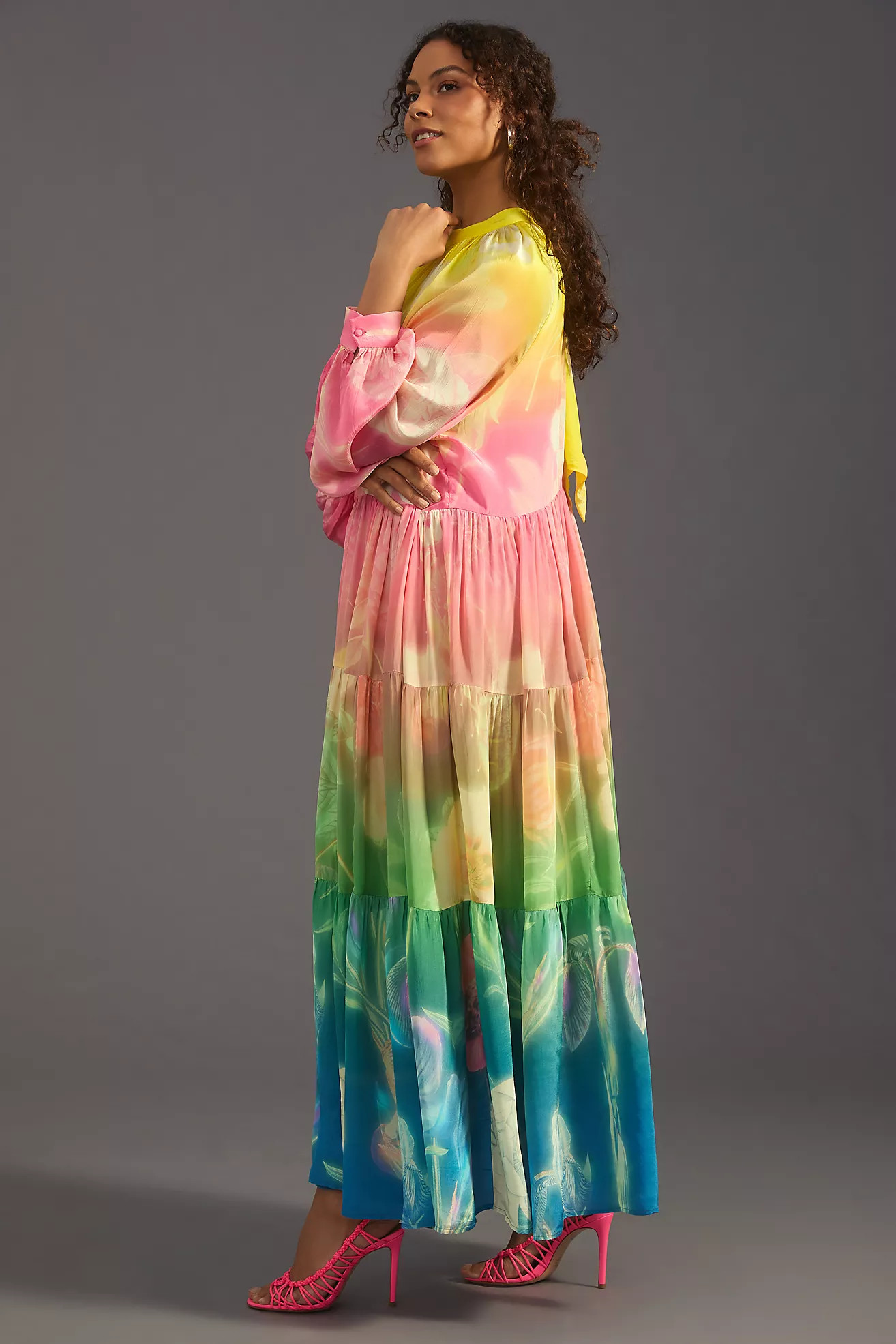 Siddhartha Bansal Tie-Neck Dress | Anthropologie (US)