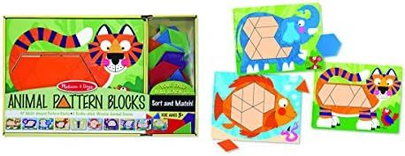 Melissa & Doug Animal Pattern Blocks | Amazon (US)