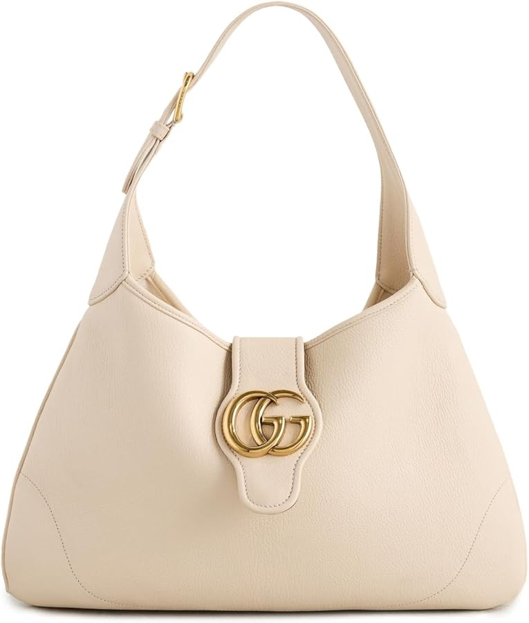 WHAT GOES AROUND COMES AROUND Women's Pre-Loved Gucci Beige Leather Aphrodite Shoulder Bag | Amazon (US)