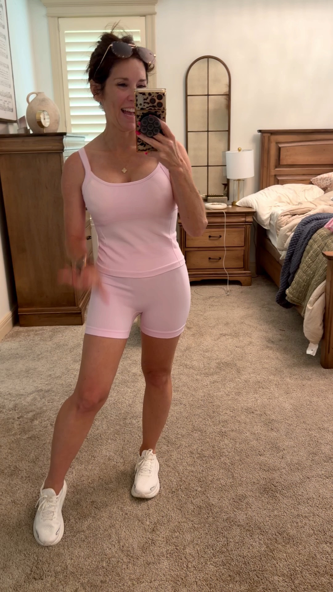 CHYRII Workout Sets for Women 2 Piece Seamless Longline Tank Top High Waist
Shorts Gym Sets Yoga Outfits

Wear a small and the pink 💗 ￼ comes in seven different colors!

#LTKootd #LTKActive #LTKfitnessgoals
