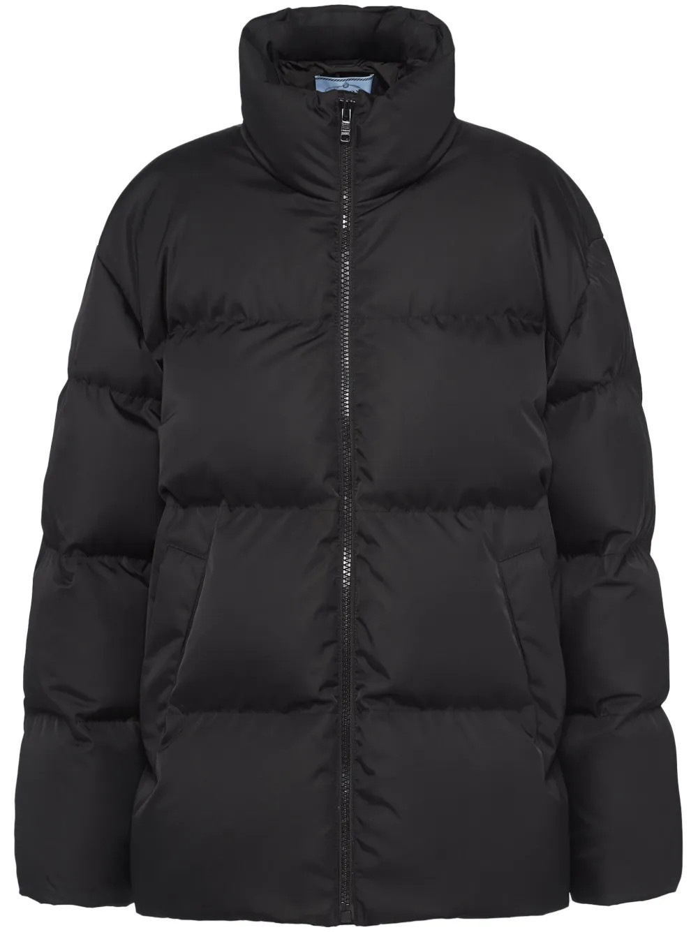 Re-Nylon logo-embossed padded jacket | Farfetch Global