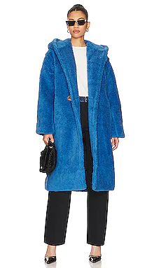 Apparis Mia 2 Coat in Royal Blue from Revolve.com | Revolve Clothing (Global)