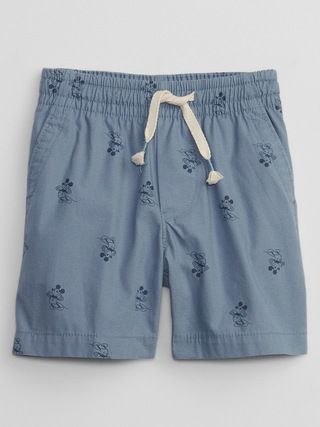 babyGap | Disney Mickey Mouse Pull-On Shorts with Washwell | Gap Factory