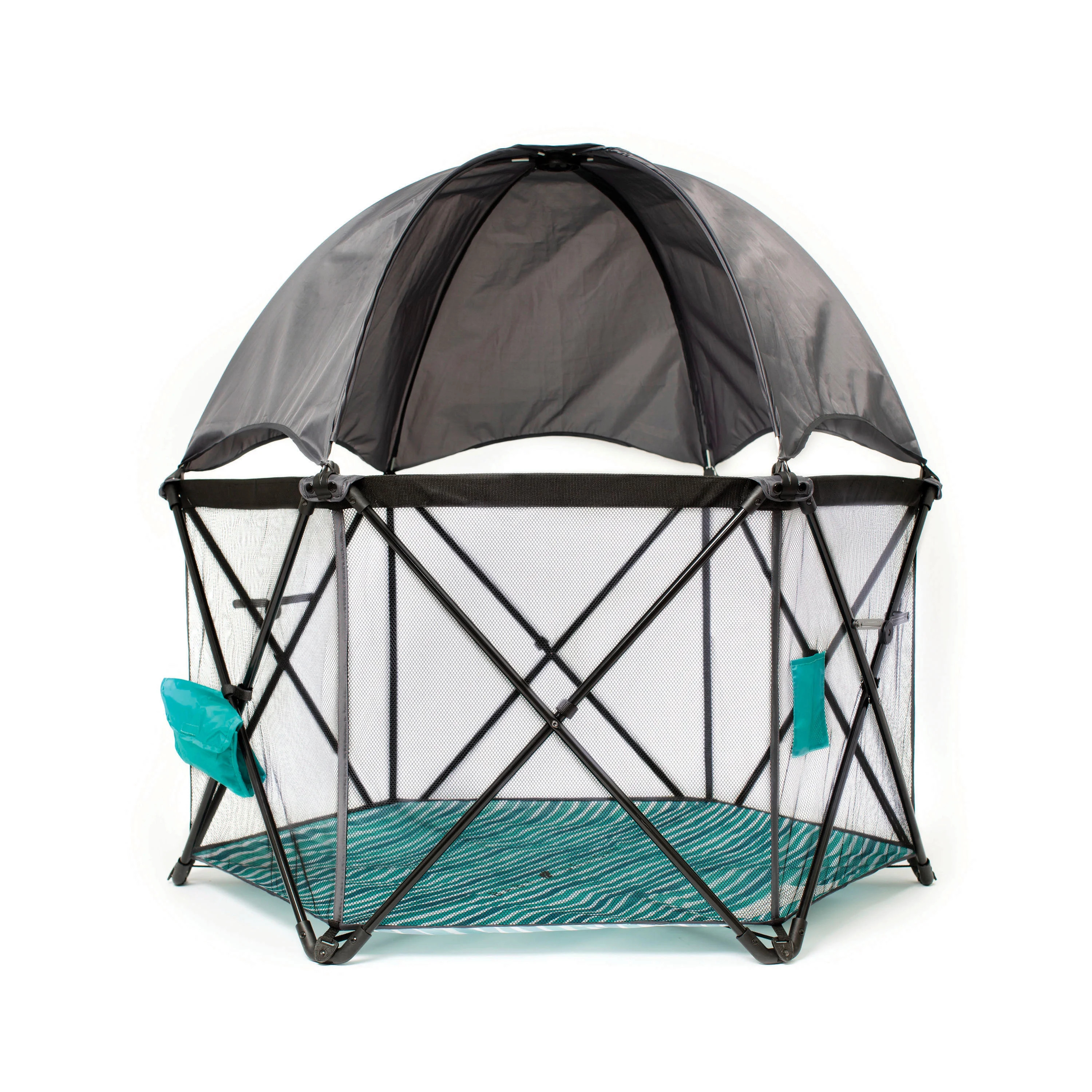 Baby Delight Go with Me Eclipse Portable Playard with Canopy, Indoor/Outdoor, Stripe, Unisex | Walmart (US)
