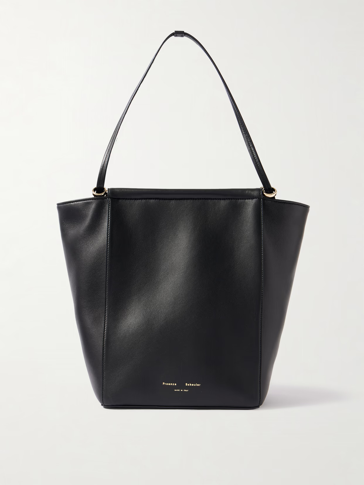 Proenza Schouler - Reade Large Leather Shoulder Bag - Black | NET-A-PORTER (US)