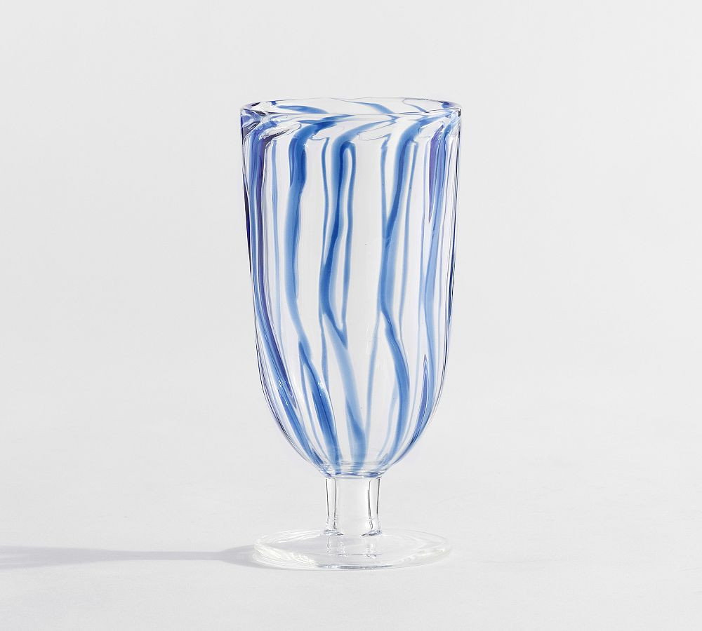 Elias Stripe Goblets - Set of 4 | Pottery Barn (US)