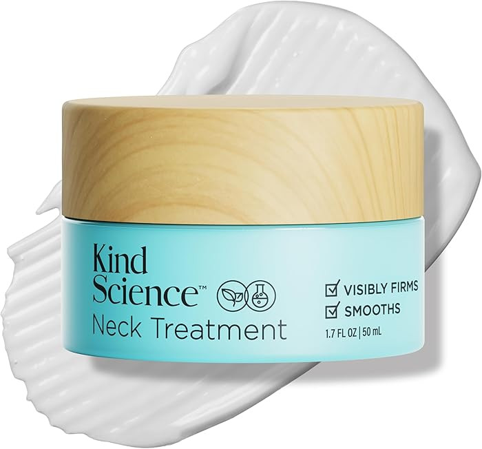 Kind Science Neck Treatment - Neck Cream Visibly Firms, Lifts & Supports Natural Cell Turnover fo... | Amazon (US)