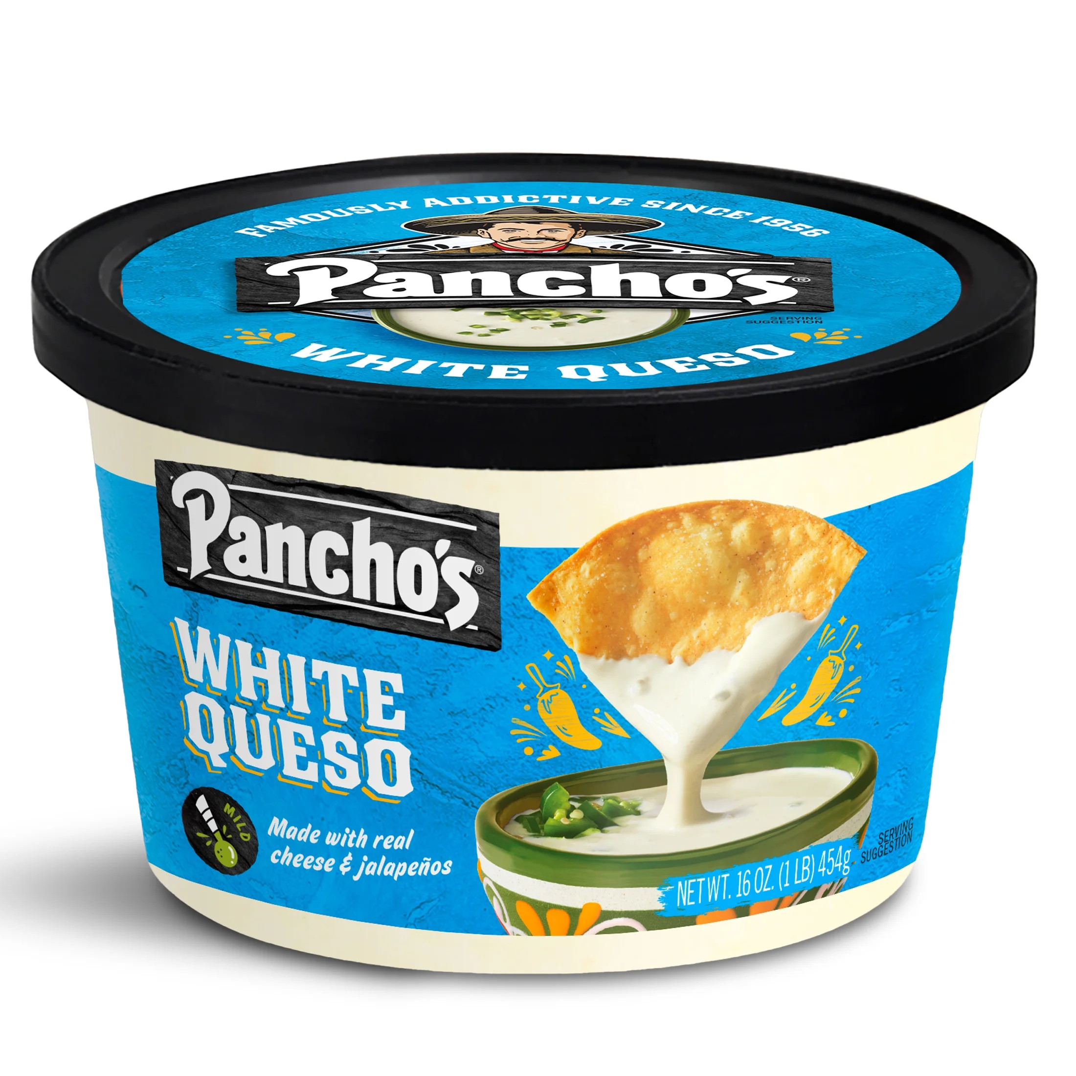 Pancho's White Queso Cheese Dip, 16 oz Tub | Walmart (US)