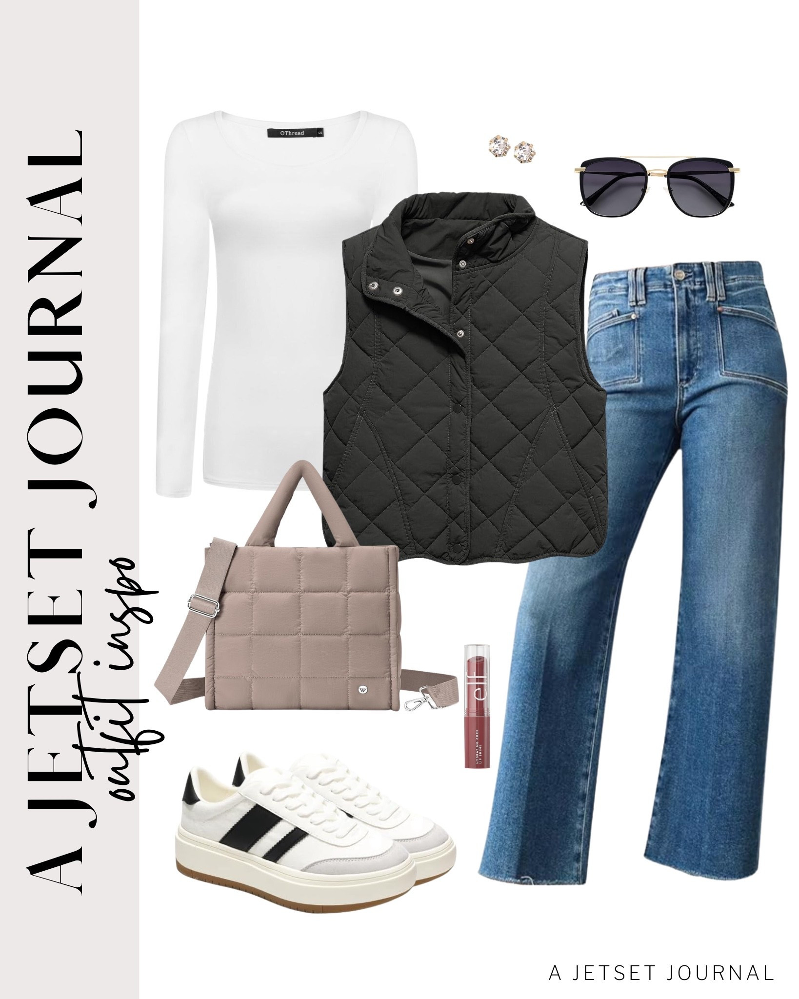 Loving how fresh this look feels. Perfect for travel and everyday wear!
puffer vest, puffer crossbody bag, wide leg jeans, lace uip sneakers, casual outfit, ways to style, casual outfit inspo, capsule wardrobe, favorite finds, top picks, mom outfit, everyday style, transitional style, trendy look, viral style, affordable look, amazon favorites, winter to spring outfit idea

#LTKSeasonal #LTKootd #LTKU