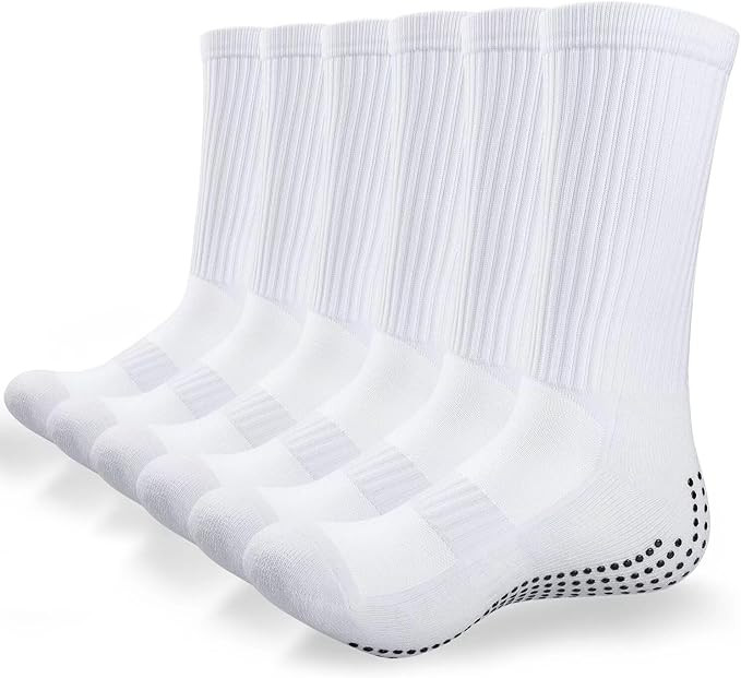 TANSTC Socks Men Women Grip Socks Soccer Anti Slip, Socks for Women Pilates Yoga Non Slip | Amazon (US)
