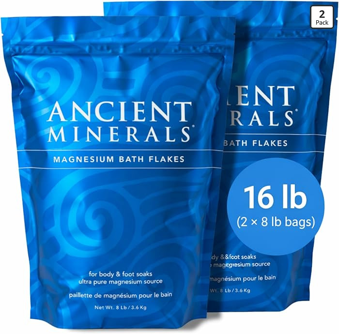 Ancient Minerals Magnesium Bath Flakes – Pure Zechstein Magnesium Chloride for Soaking and Whol... | Amazon (US)