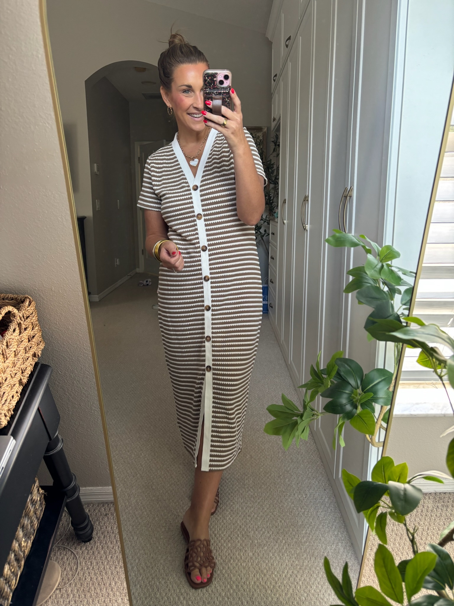 The easiest throw-on-and-go dress! 🤎 Perfect now with sandals and so easy to transition into fall with mary Jane flats!

#LTKootd #LTKSeasonal #LTKSaleAlert