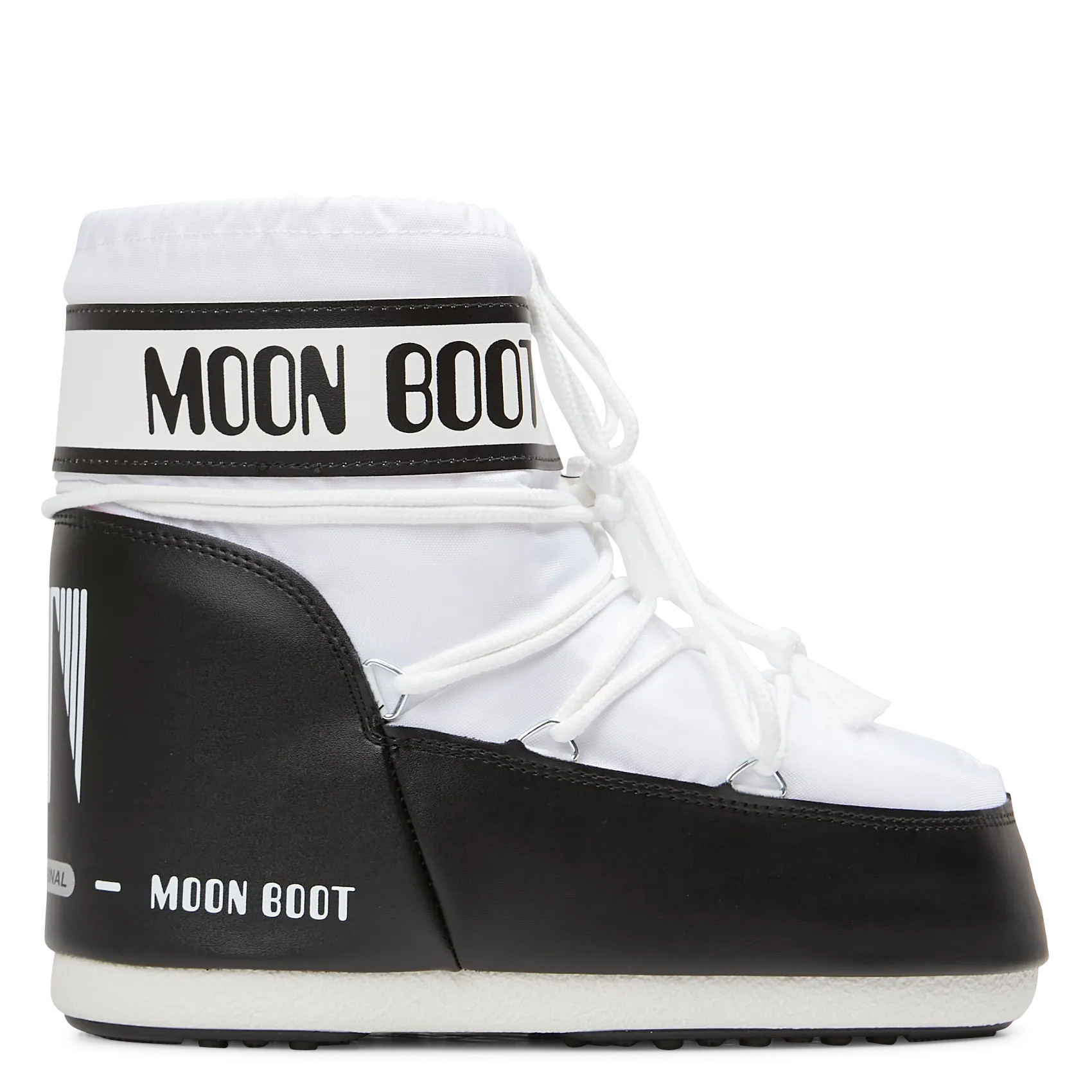 Moon Boot - Bottines à lacets avec imprimés - Taille 39/41 - Blanc | Place des tendances (FR)