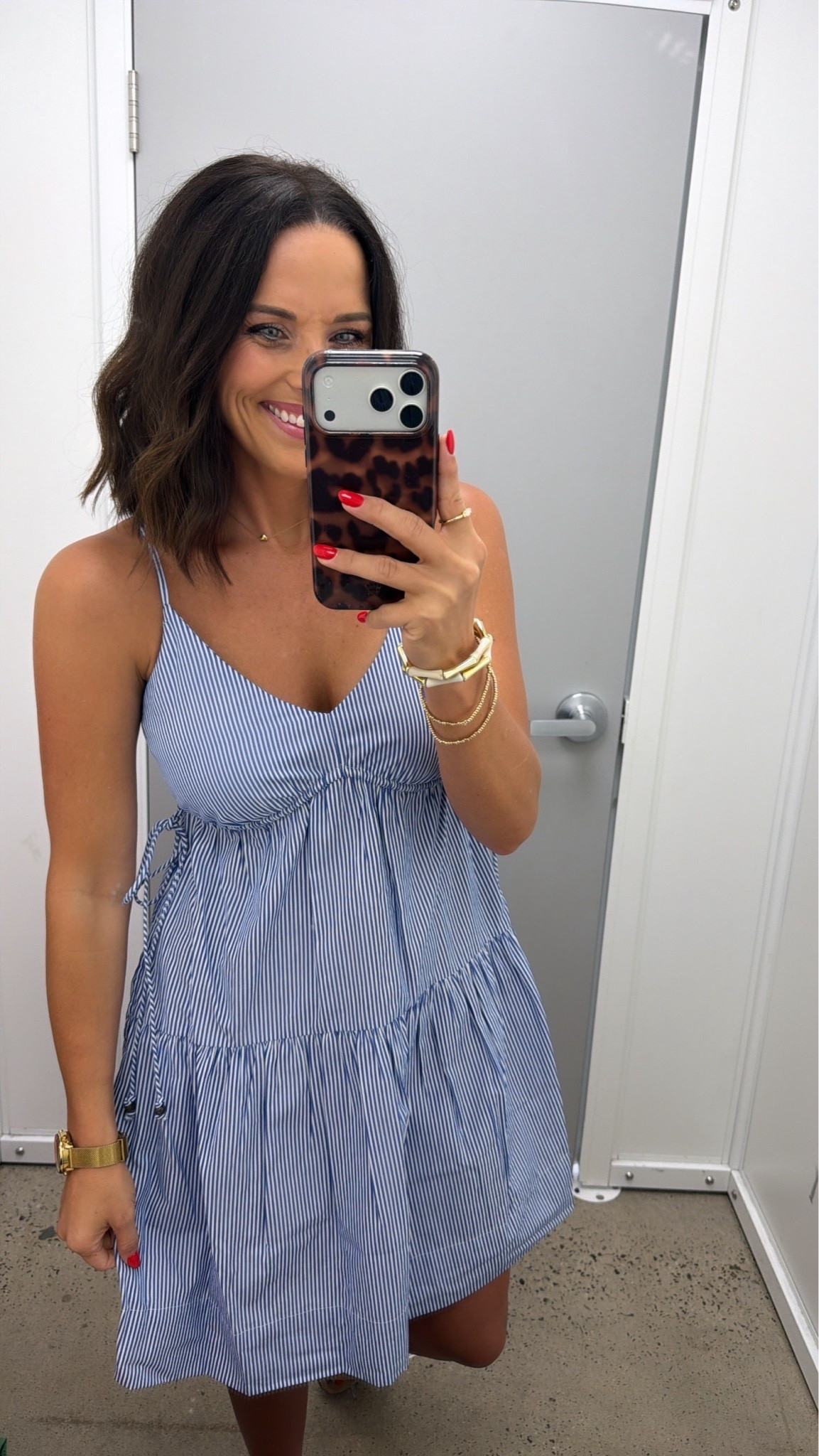 Size XS
5’3” for reference

#WalmartFashion #WalmartFinds #AffordableStyle #SummerDress #BlueStripeDress #CoastalStyle #EverydayOutfit #BudgetFashion #LTKStyle #WalmartStyle