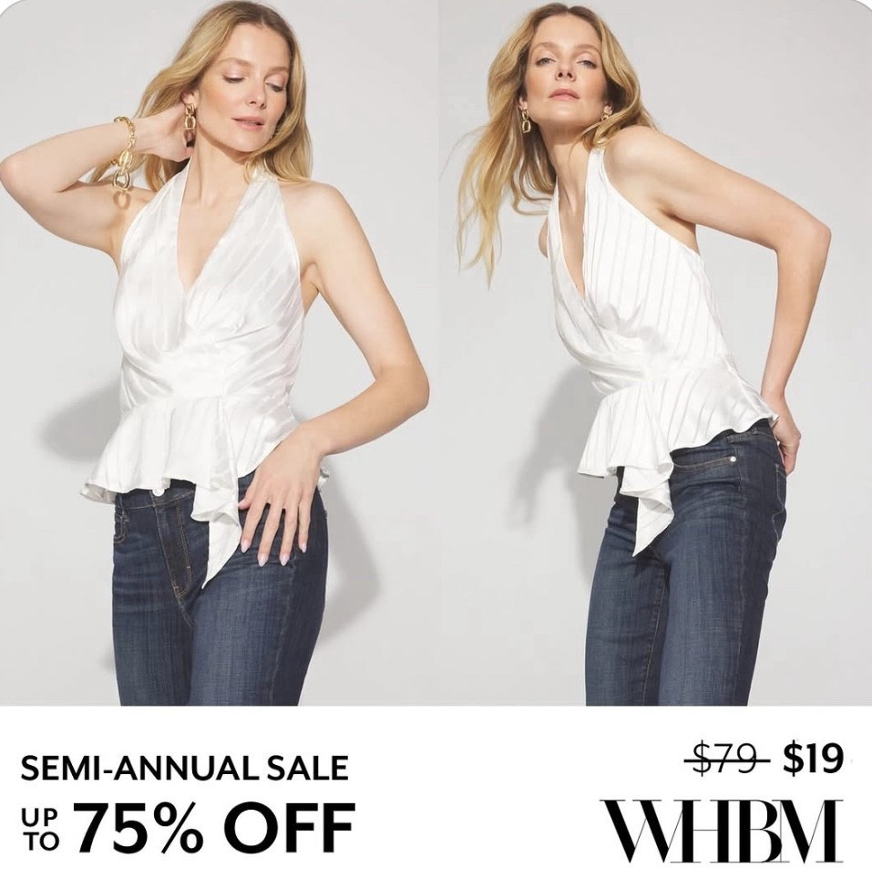 Satin Surplice Halter Top.
This top is so versatile and classy. Wear it to work with a dapper blazer, then head straight to cocktails after you clock out. A perfect 9-to-9 piece 🍸✨

#LTKFindsUnder50 #LTKSaleAlert