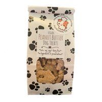 Peanut Butter Dog Treats | Vegan Hand Cut 5 Oz Paw Print Bags | Etsy (US)