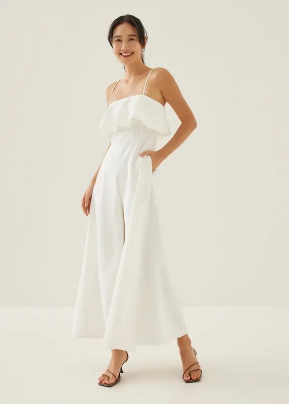 Aiza Overlay Flare Jumpsuit | Love, Bonito USA