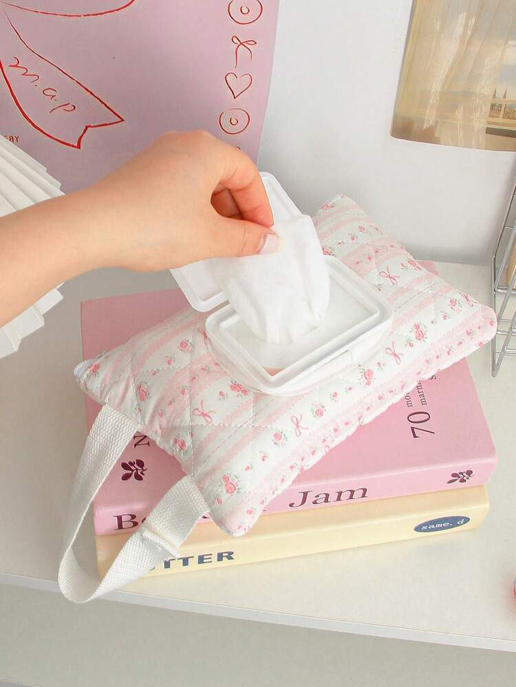 Quilted baby wipe pouch | SHEIN