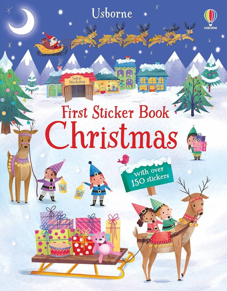 First Sticker Book Christmas: A Christmas Holiday Book for Kids (First Sticker Books) | Amazon (US)