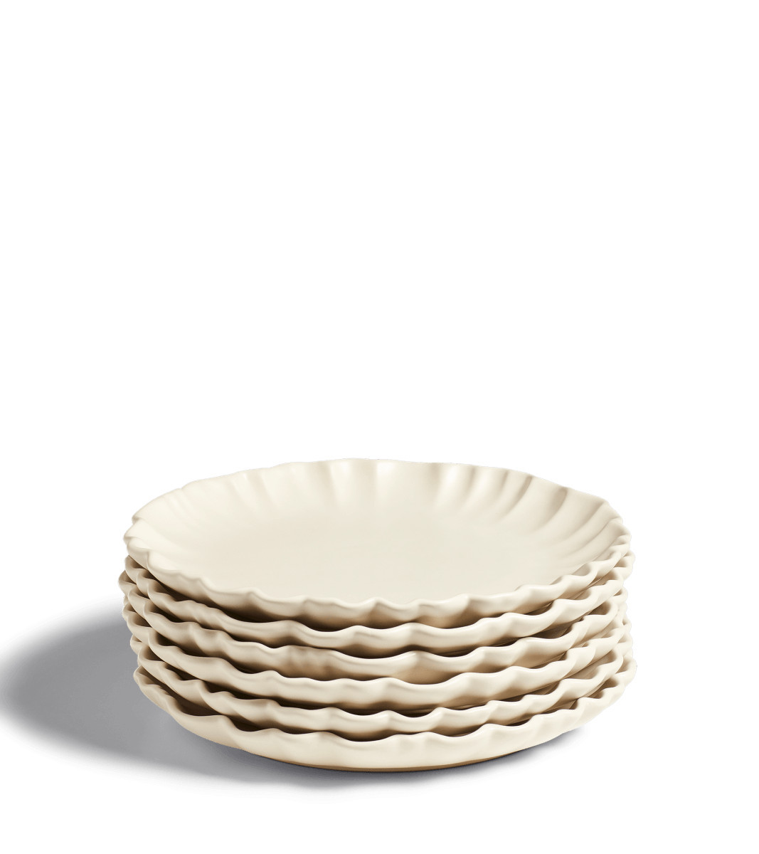 Set Of Six Marissa Dinner Plates - Clay  | OKA US
