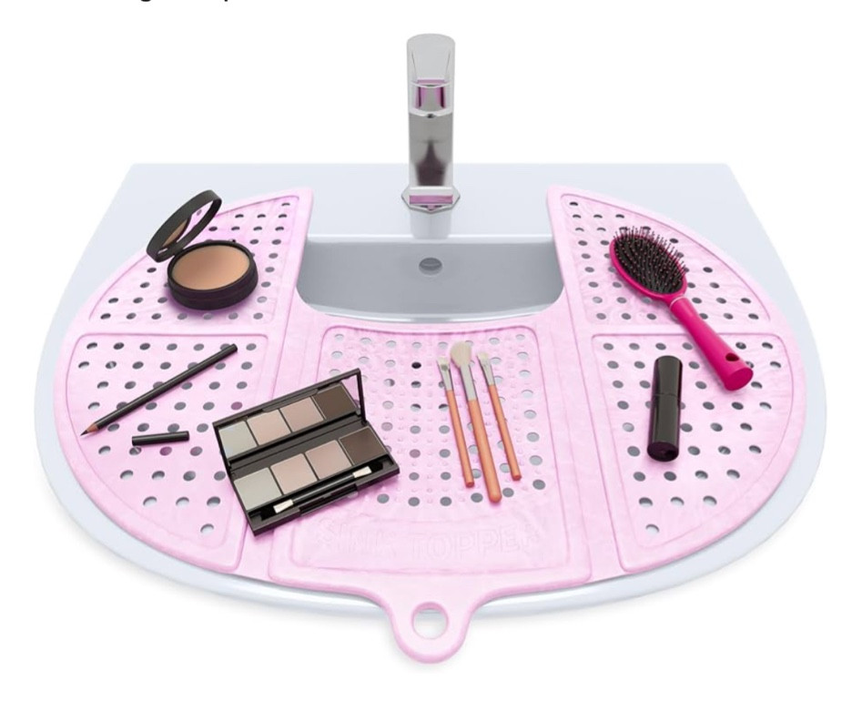 Sink cover for makeup

#LTKBeauty #LTKHome #LTKFindsUnder50
