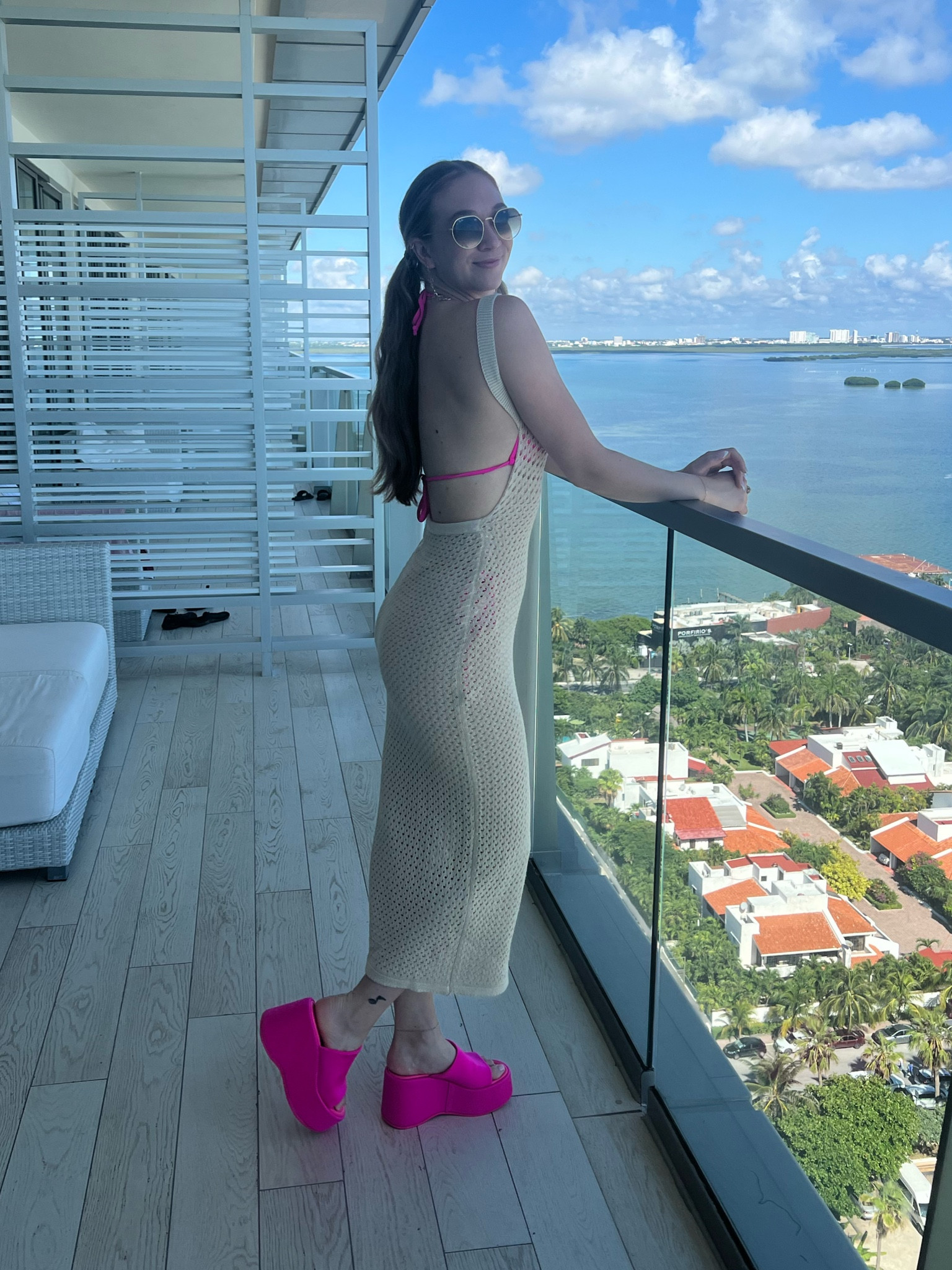 Wishing I could re-live my honeymoon! Wore this pink bikini, tan cover up dress and pink platforms around our resort. 

The crochet dress is from Fashionpass use code jessiiirae for a discount! ✨

Resort outfit, vacation outfit, beach outfit, summer outfit, honeymoon outfit, bikini outfitt

#LTKshoecrush #LTKSeasonal #LTKtravel