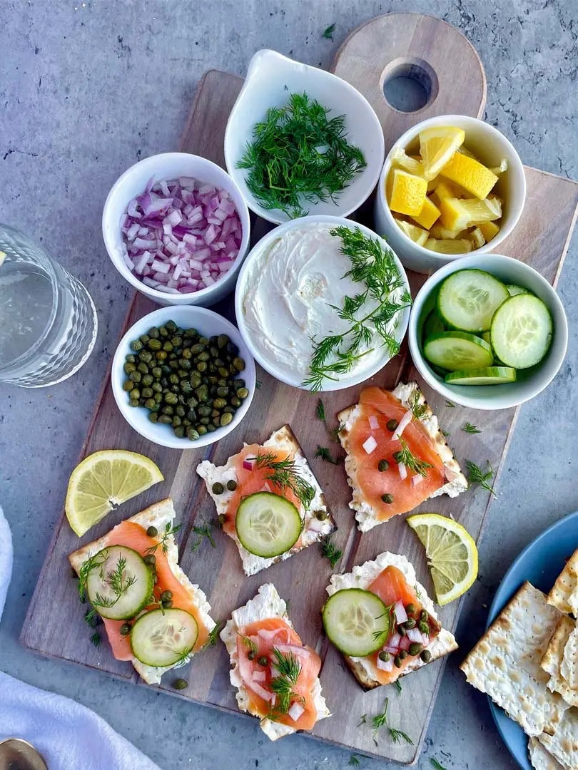 While I’m not Jewish and don’t celebrate Passover with my family, it’s one of my favorite times of the year because of all the wonderful food and gatherings with friends. The most iconic menu item is of course matzo, so I wanted to come up with a couple recipes using the traditional Passover food since I won’t be able to attend any seders this year. Inspired by my recent crostini kick (like my Roasted Grape Crostini), I channeled my inner New Yorker for the Lox and Schmear Crostini and combined some of my favorite flavors for the Bruschetta Crostini. 



#LTKfoodie #LTKSeasonal