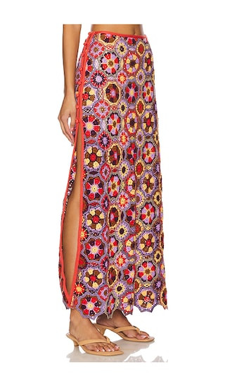 X REVOLVE Tove Maxi Skirt in Floral Multi | Revolve Clothing (Global)