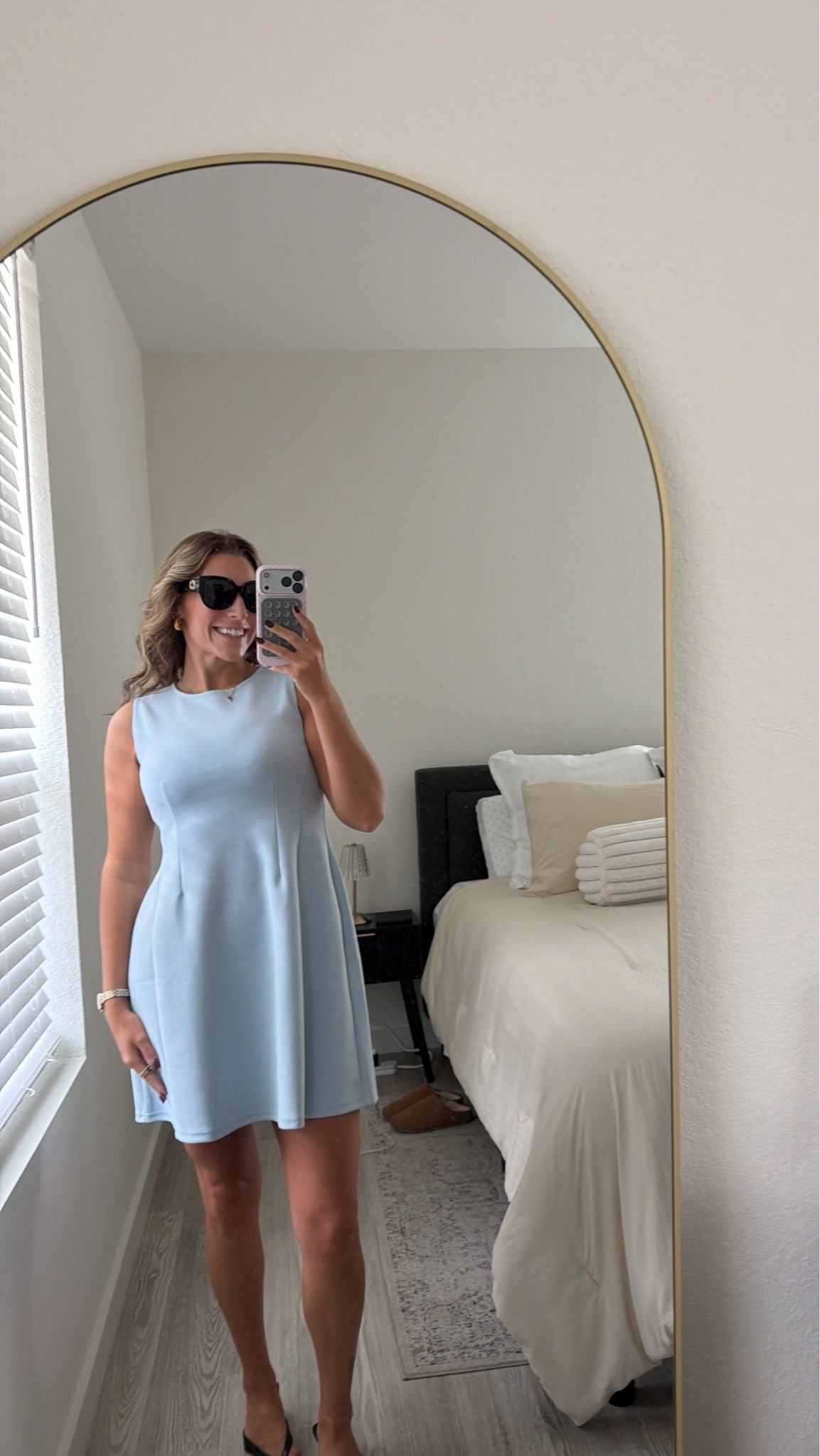 Something blue for the bride-to-be 💙✨ This dress is the perfect pick for bridal showers, brunches, engagement celebrations, and all the special moments leading up to “I do.” The flattering fit, gorgeous color, and timeless style make it a piece you’ll reach for again and again. 💐🤍

Shop this look and all my bridal shower favorites through the link! #LTKStyle #BridalShowerOutfit #SomethingBlue #WeddingGuestStyle #LTKFinds #SummerStyle