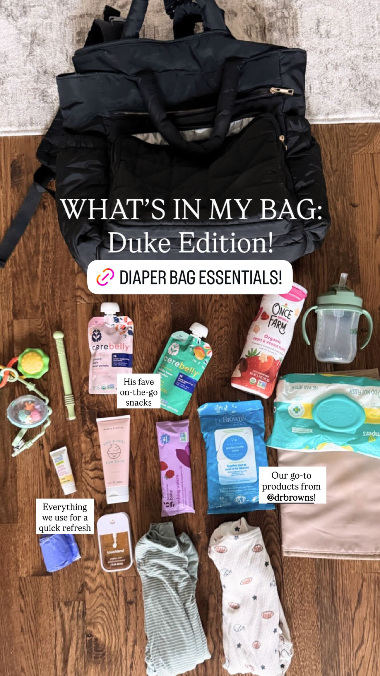 Our diaper bag essentials for Duke! Perfect for moms on-the-go! 👶🍼

#LTKBaby #LTKmomlife #LTKKids