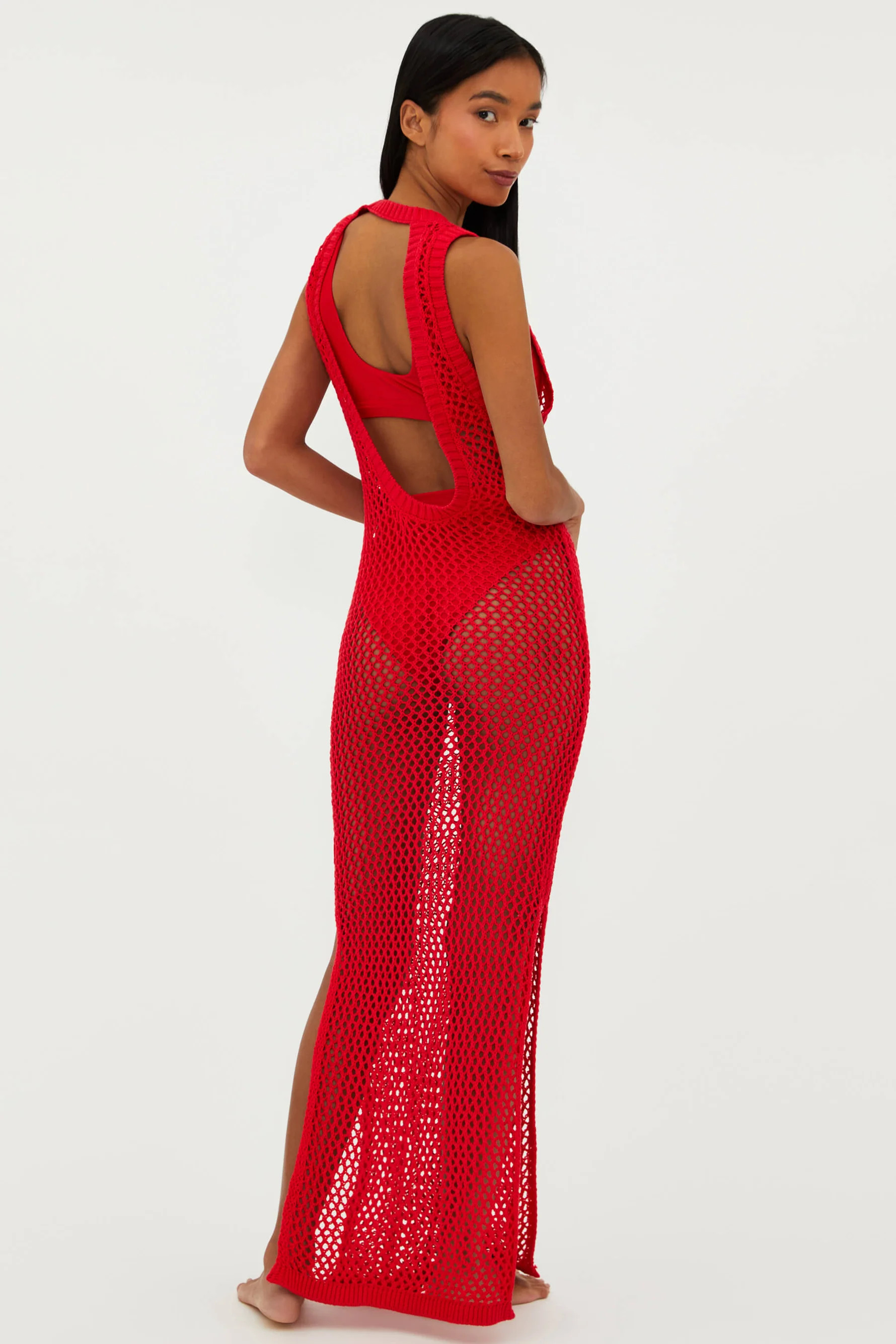 Holly Dress Red | Cover Up Dress | Beach Riot | Beach Riot