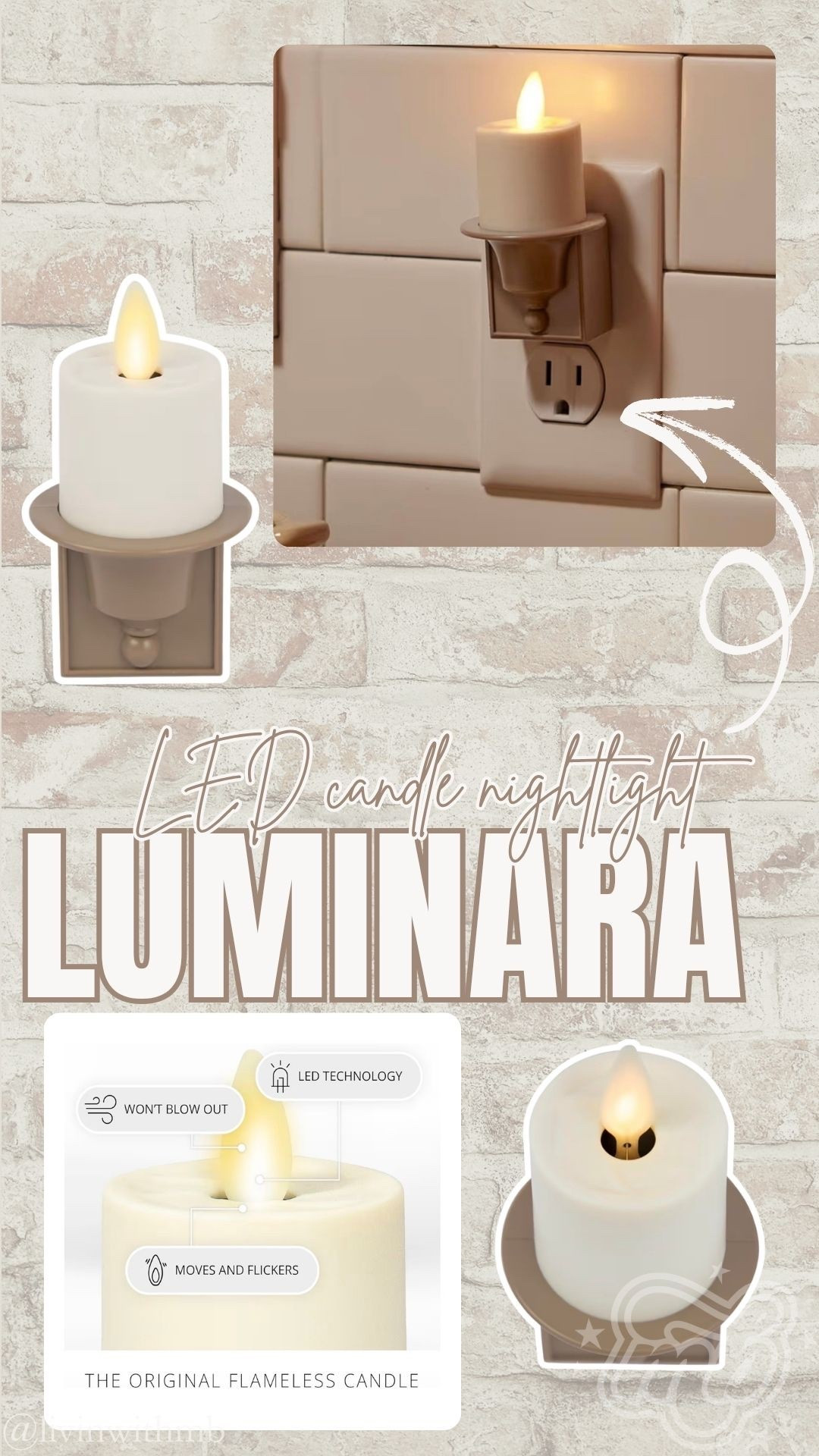 You all LOVED these little nightlights when I shared them on stories. Luminara products are sooo expensive, but I’ve never seen anything else like these!

#LTKHome