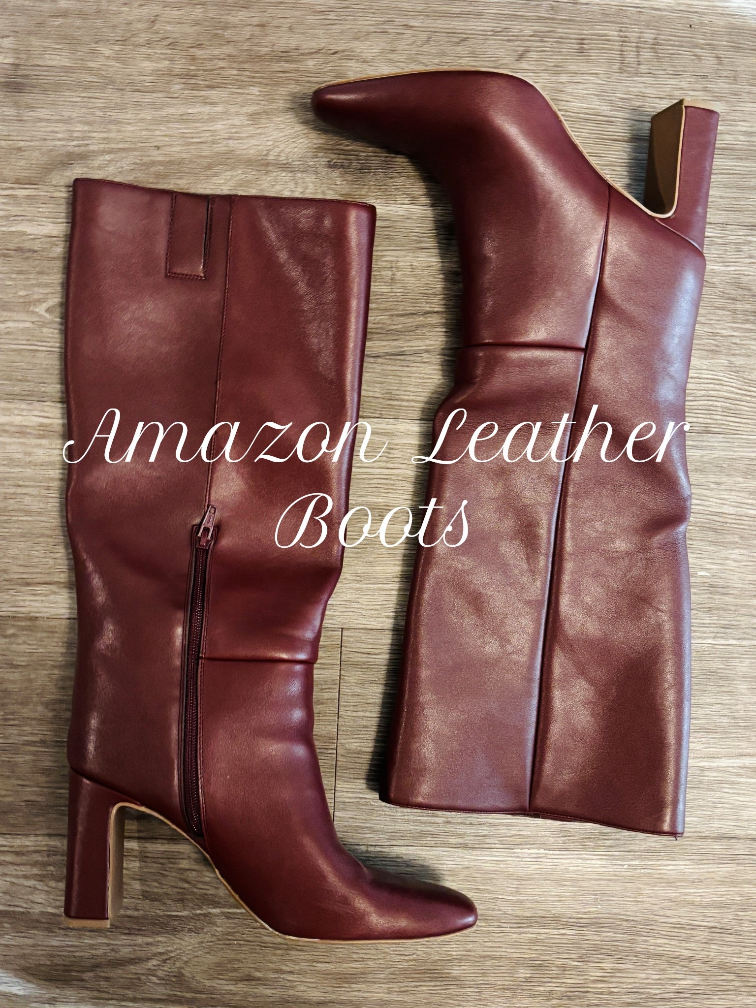 Amazon Leather Boots 👢 

#LTKFindsUnder100 #LTKStyleTip #LTKSeasonal