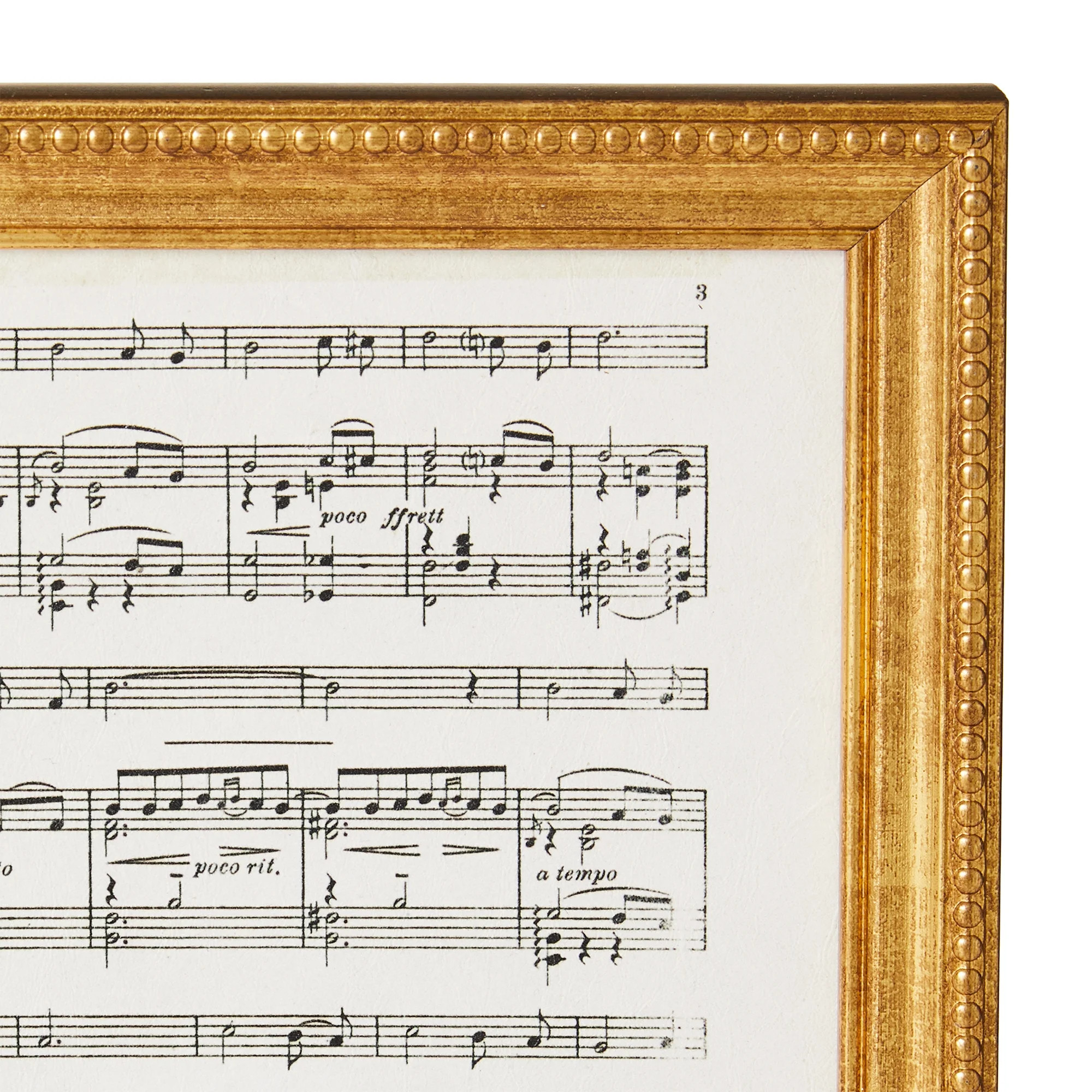 Fraiche Gold Framed Music Print | Walmart (CA)