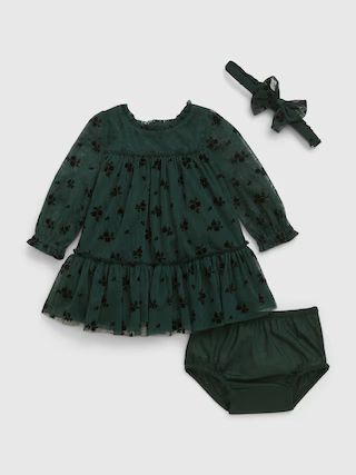 Baby Floral Tulle Dress Set | Gap (US)