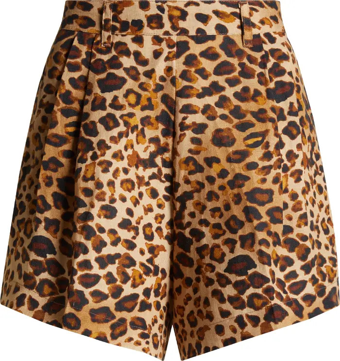 The Getaway Linen Cover-Up Shorts | Nordstrom