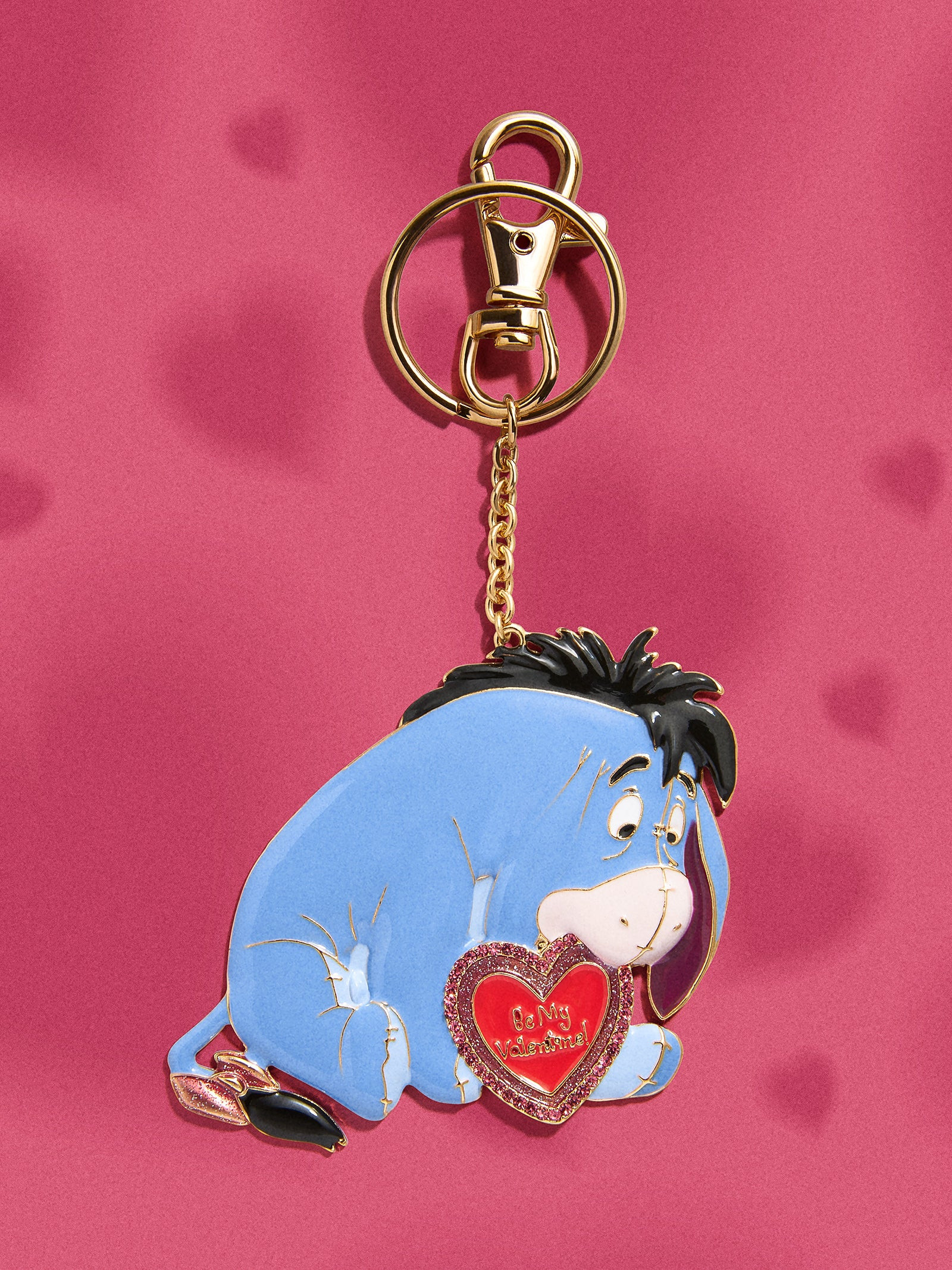 Disney Eeyore Be My Valentine 2D Bag Charm - Eeyore Bag Charm | BaubleBar (US)