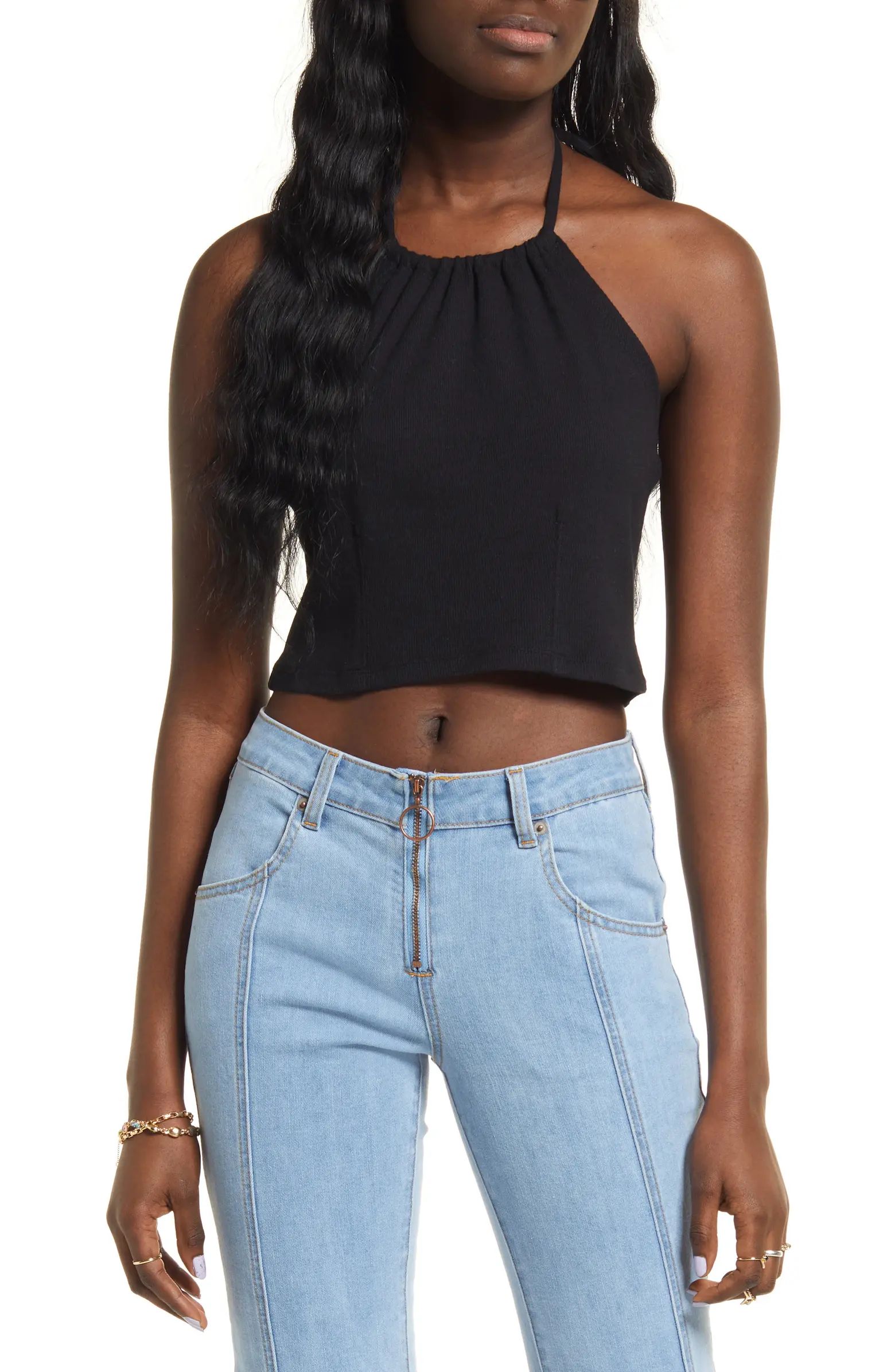 BP. Rib Halter Top | Nordstrom | Nordstrom