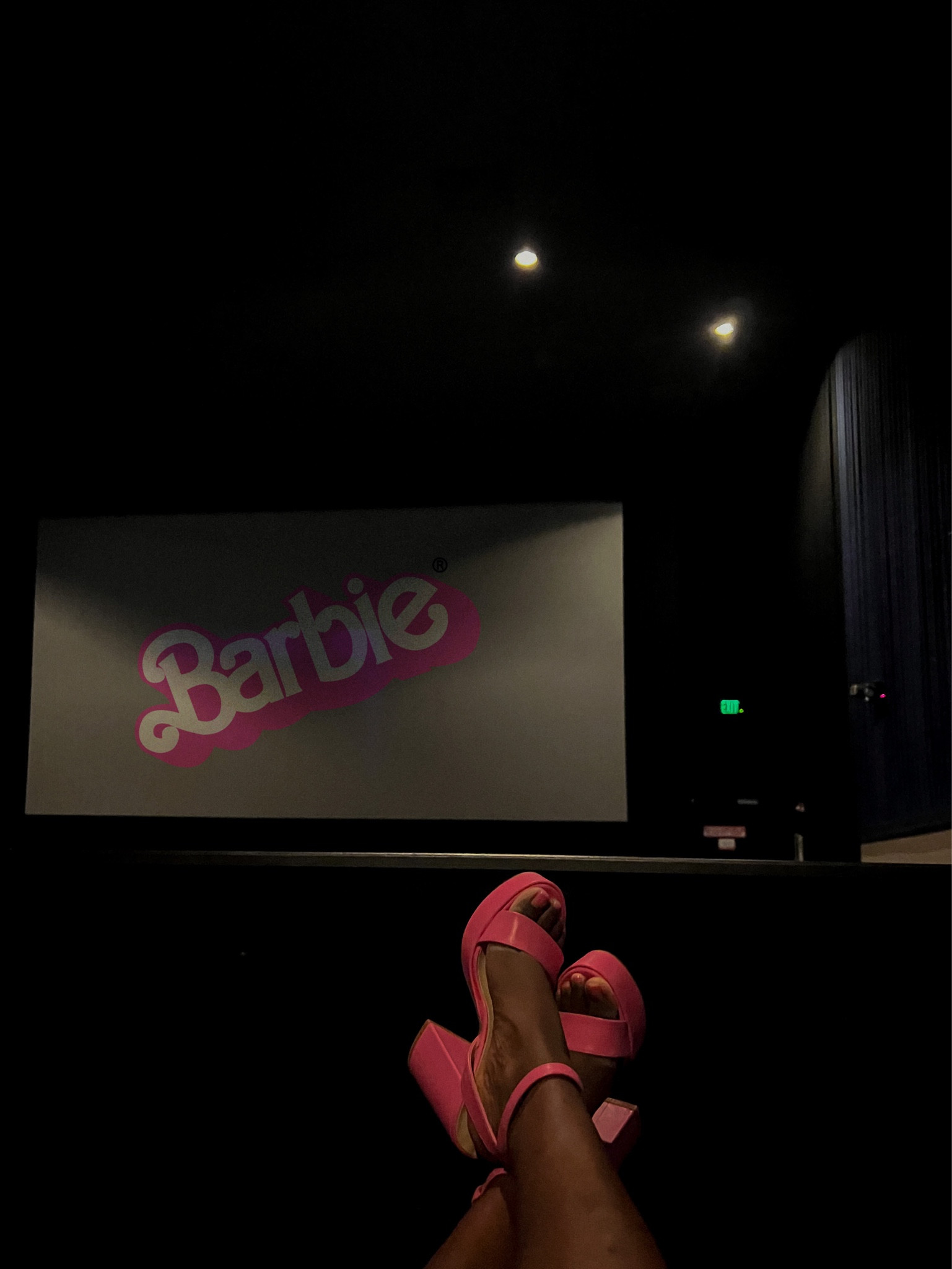 Hi Barbie!!! Hi Ken! Pink platform heels for our night out to the movies. Thanks Greta Gerwig for saving cinema! 🩷💘🍿 Pink accessories linked below! 

#LTKSeasonal #LTKshoecrush #LTKunder50