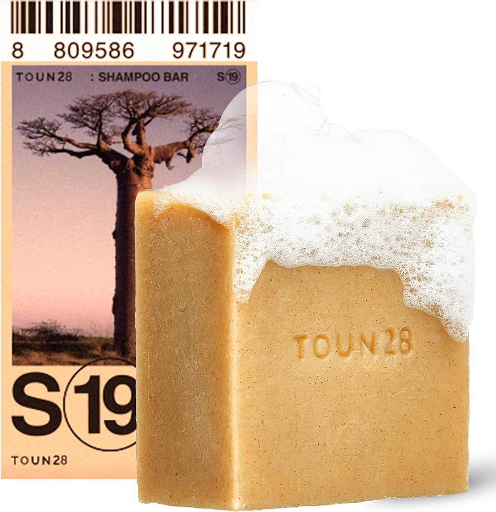 TOUN28 Hydrating Natural Organic Vegan Biotin Shampoo Bar for Hair Growth Strenghtening Camellia ... | Amazon (US)