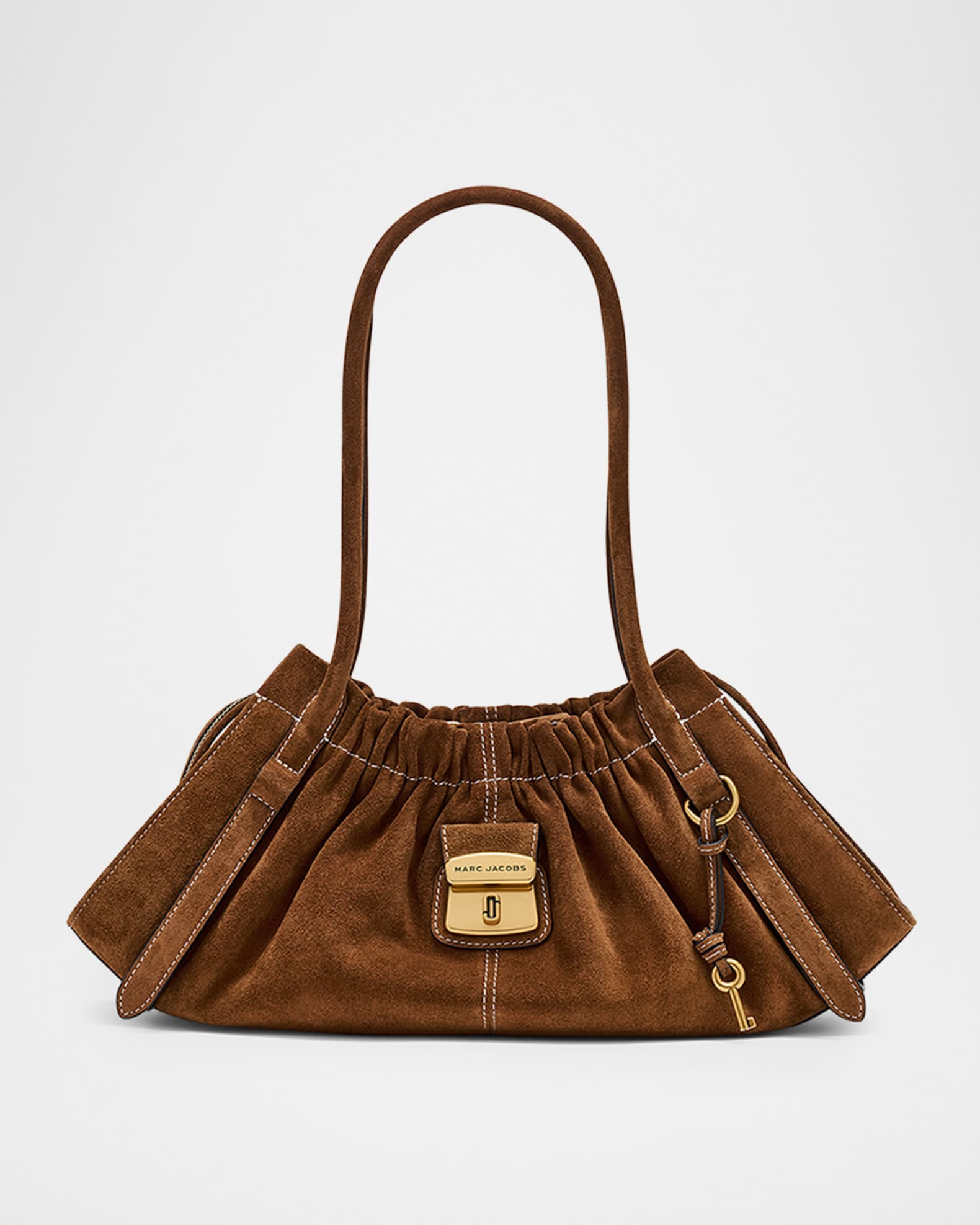 The Suede Cristina Satchel Shoulder Bag | Neiman Marcus