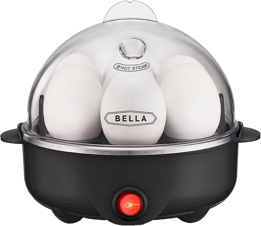 BELLA Rapid Electric Egg Cooker and Poacher with Auto Shut Off for Omelet, Soft, Medium and Hard ... | Amazon (US)