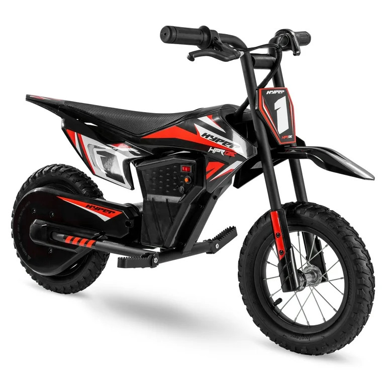 Hyper Toys 12V HPR125 Electric Dirt Bike Ride on, Black, 40-Minute Run Time | Walmart (US)