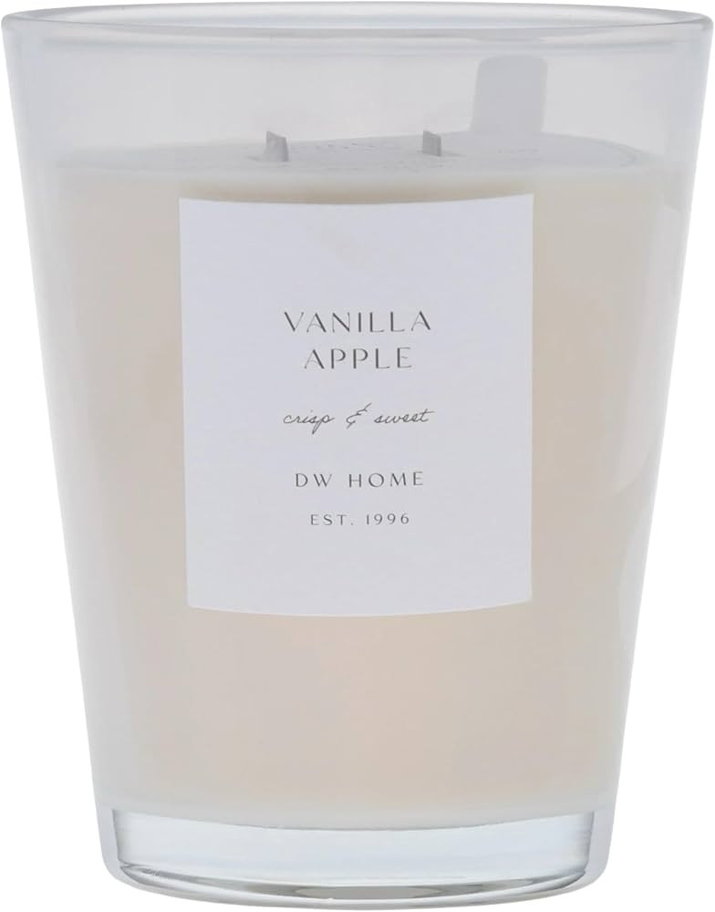 DW Home Vanilla Apple Scented Candle – Vanilla Bean, Whipped Cream & Sweet Apple Fragrance, 15 ... | Amazon (US)