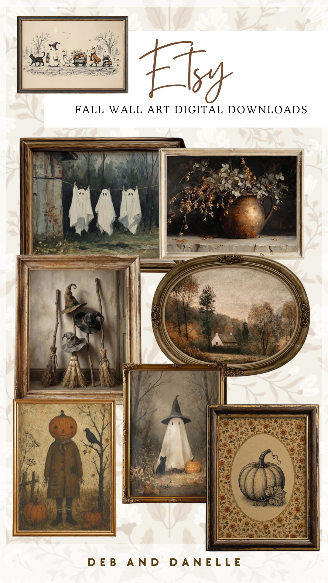 Here's a great roundup for wall art digital downloads from Etsy for Fall and Halloween. There are some amazing choices! Download, print, frame, and transform your space! 

 #LTKSeasonal #LTKHome